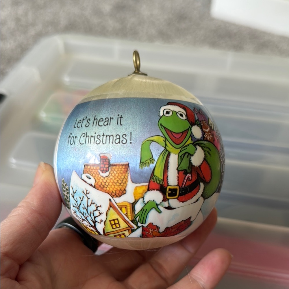Christmas Ornament with Kermit Design